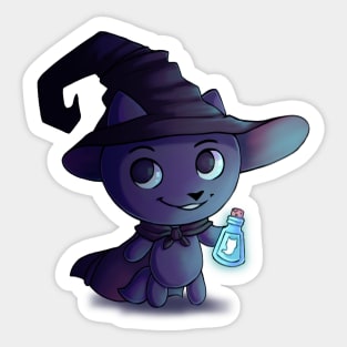 Potion Paws Holding Ghost Potion Sticker